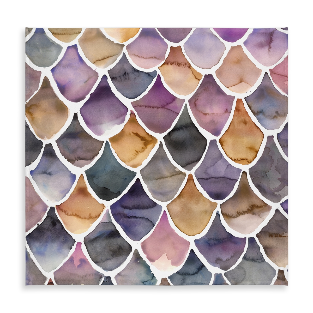 Picture of Begin Home Decor C1TC5858MC9KQF 58 x 58 in. Patterns Bedroom Exotic Tablecloth - Purple Like A Mermaid