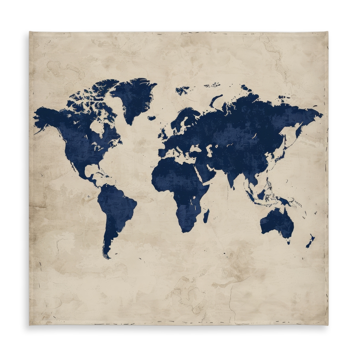 Picture of Begin Home Decor C1TC5858B8MG1E 58 x 58 in. Blue Earth Indoor & Outdoor Tablecloth - Home Decor Essential