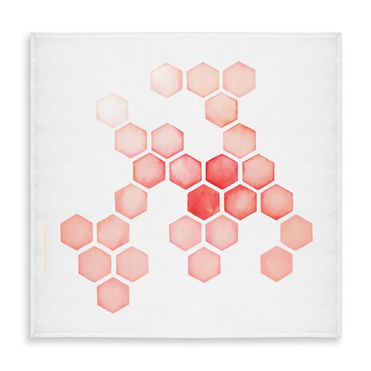 Picture of Begin Home Decor C1TC58587T8XUZ 58 x 58 in. Abstract Red Shapes Tablecloth - Indoor & Outdoor Home Decor