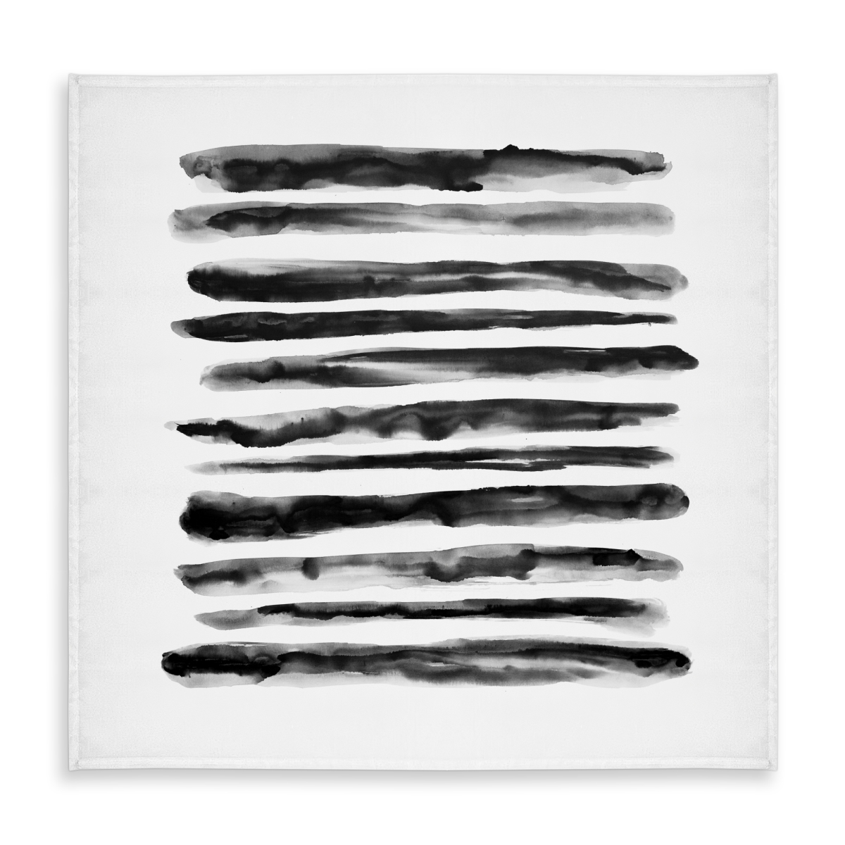 Picture of Begin Home Decor C1TC5858I6ZBZD 58 x 58 in. Minimalist White Tablecloth - Hatching - Indoor & Outdoor Decor