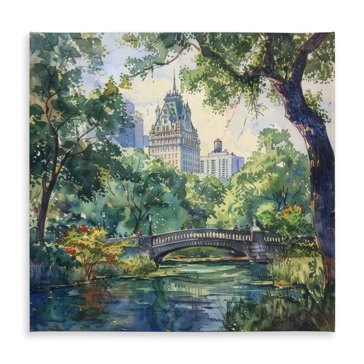Picture of Begin Home Decor C1TC5858X5NKB4 58 x 58 in. Castle Indoor & Outdoor Tablecloth - Stylish Home Decor Essential