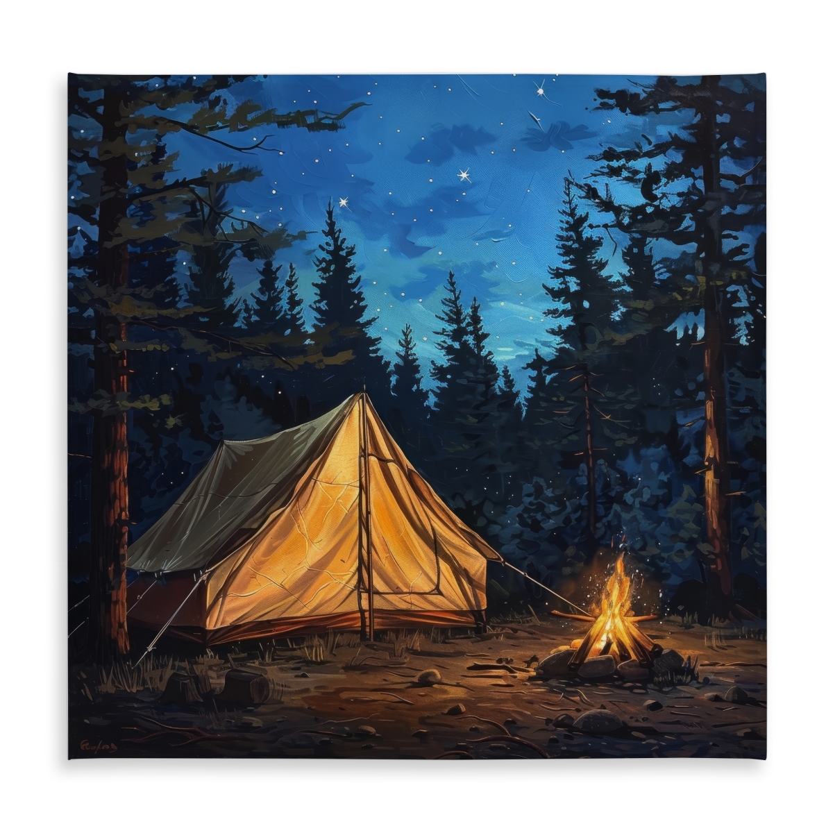 Picture of Begin Home Decor C1TC5858Q18D9W 58 x 58 in. Versatile Tent Tablecloth - Perfect for Indoor & Outdoor Use