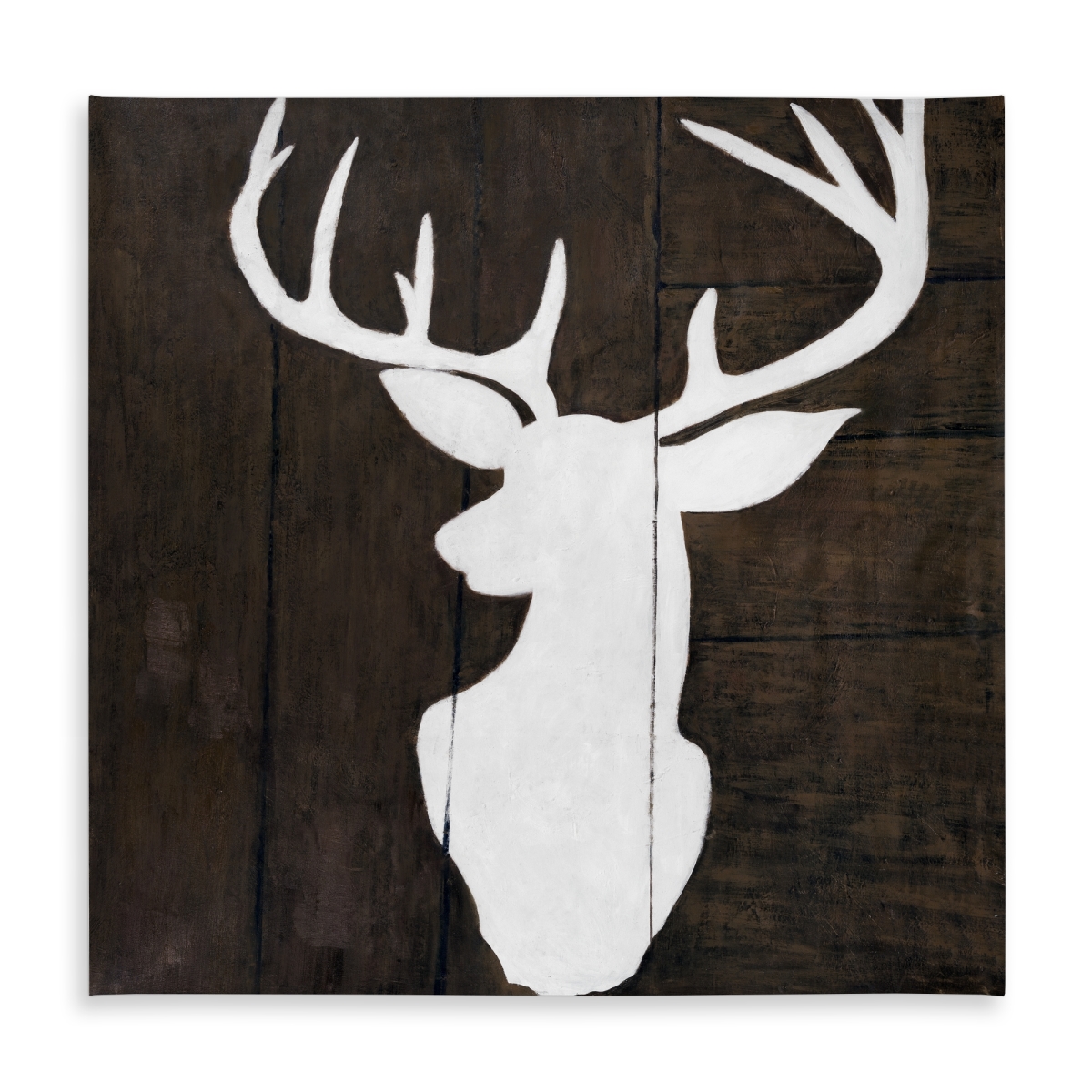 Picture of Begin Home Decor C1TC5858EBTPVB 58 x 58 in. Silhouette Deer Tablecloth - Indoor & Outdoor Home Decor