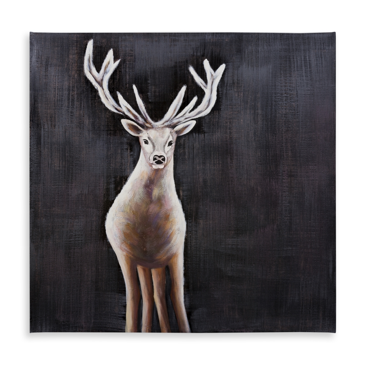 Picture of Begin Home Decor C1TC58586H6TSU 58 x 58 in. Deer Bedroom White Tablecloth - Indoor & Outdoor Home Decor