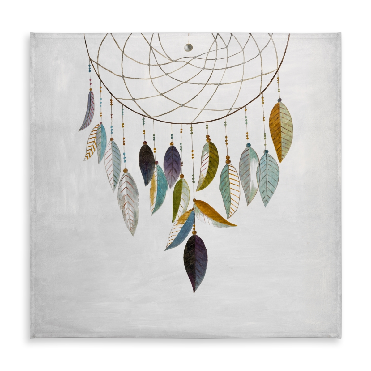 Picture of Begin Home Decor C1TC58587S0U9Z 58 x 58 in. Bohemian Blue Dreamcatcher Tablecloth - Indoor & Outdoor Decor