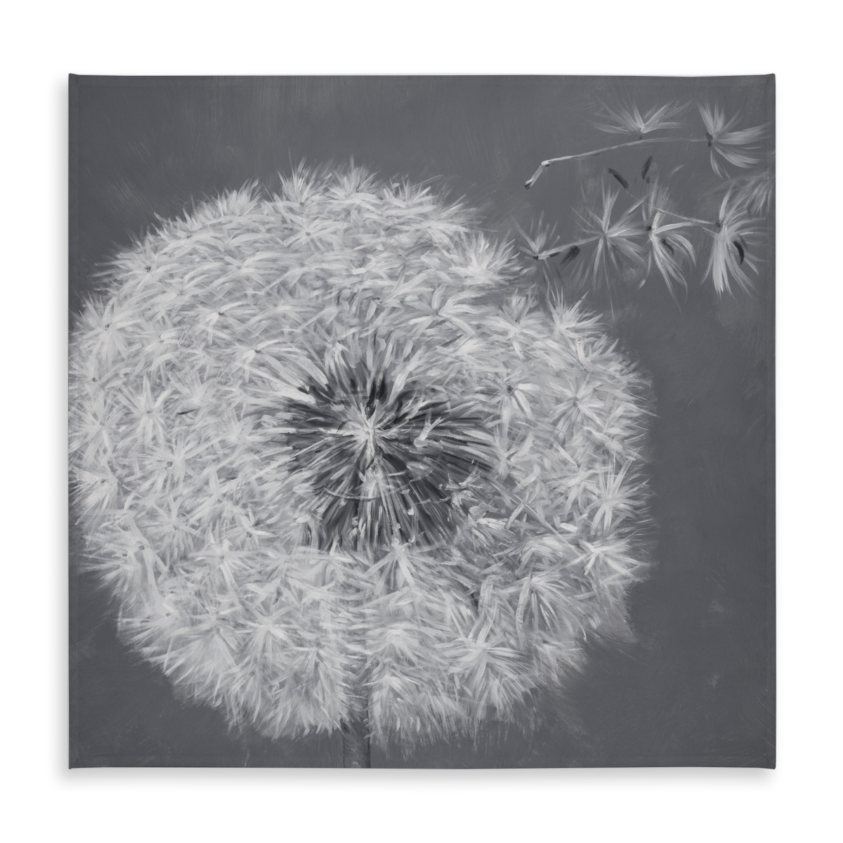 Picture of Begin Home Decor C1TC5858VBSYF3 58 x 58 in. Monochrome Botanical Tablecloth - Dandelion Design - Home Decor