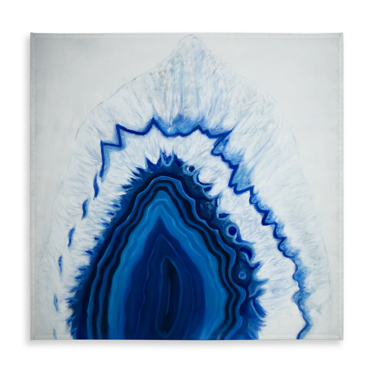 Picture of Begin Home Decor C1TC5858IAQE6Q 58 x 58 in. Agate Geode Slice Tablecloth - Indoor & Outdoor Home Decor