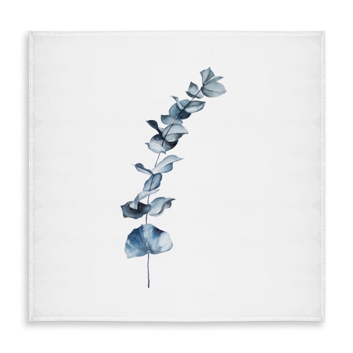 Picture of Begin Home Decor C1TC5858Y05W1P 58 x 58 in. Eucalyptus Blue Leaves Tablecloth - Indoor Outdoor Decor