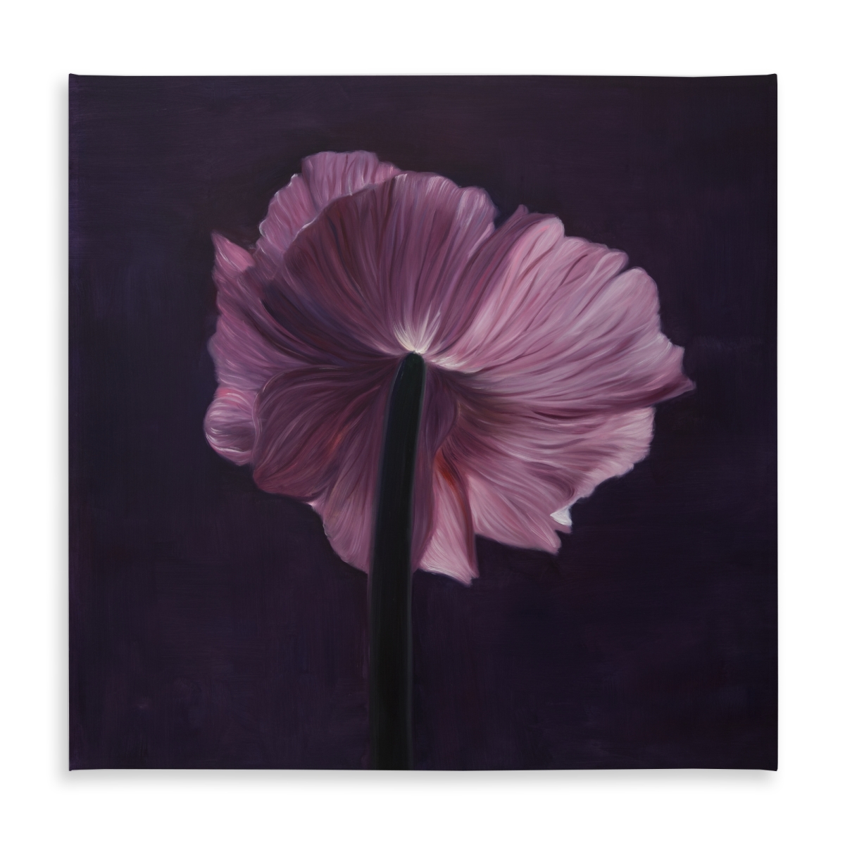 Picture of Begin Home Decor C1TC5858J632QC 58 x 58 in. Purple Petals Tablecloth - Botanical Minimalist Home Decor