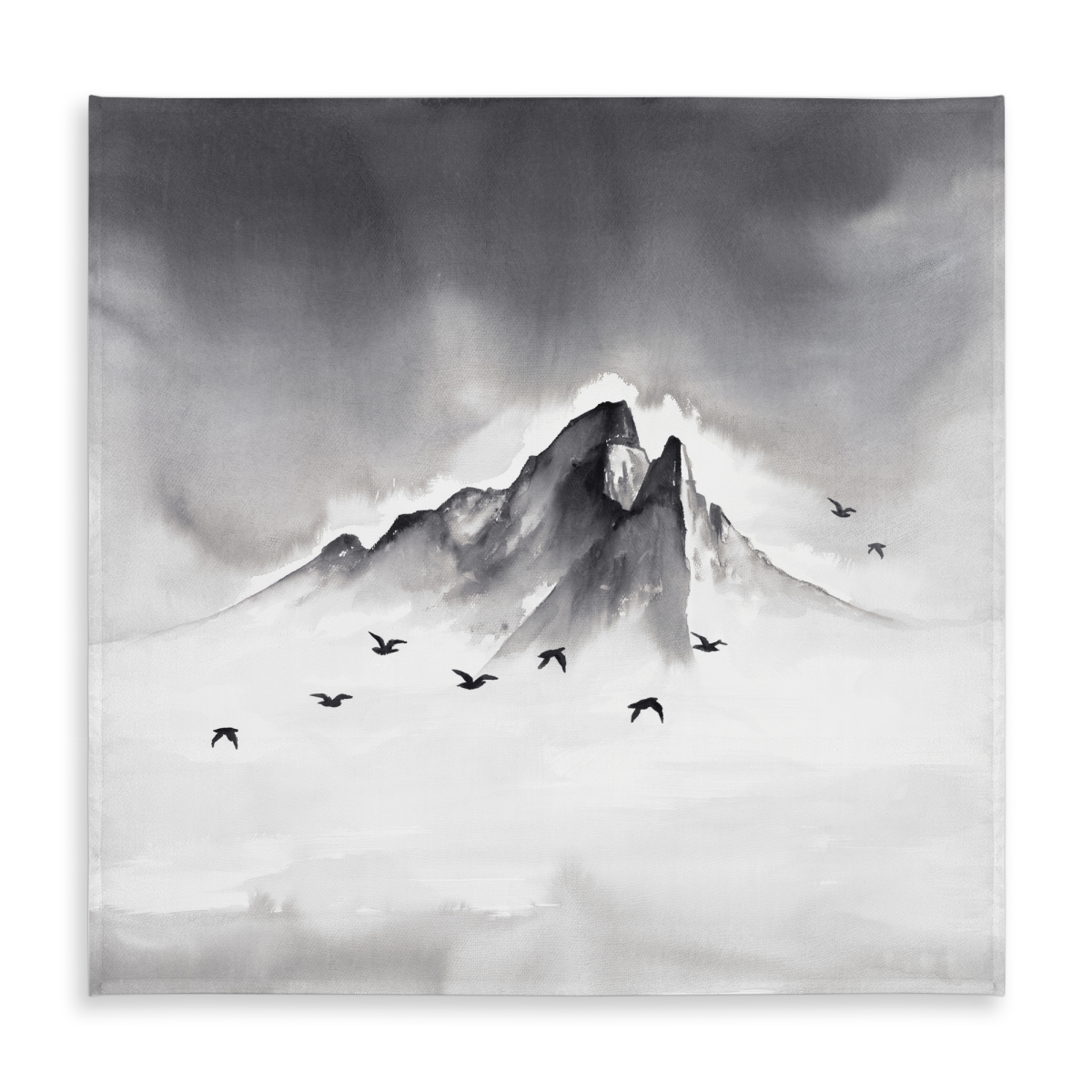Picture of Begin Home Decor C1TC58585XFZKA 58 x 58 in. Mountain Peak Tablecloth - Minimalist Bedroom Decor - Indoor & Outdoor