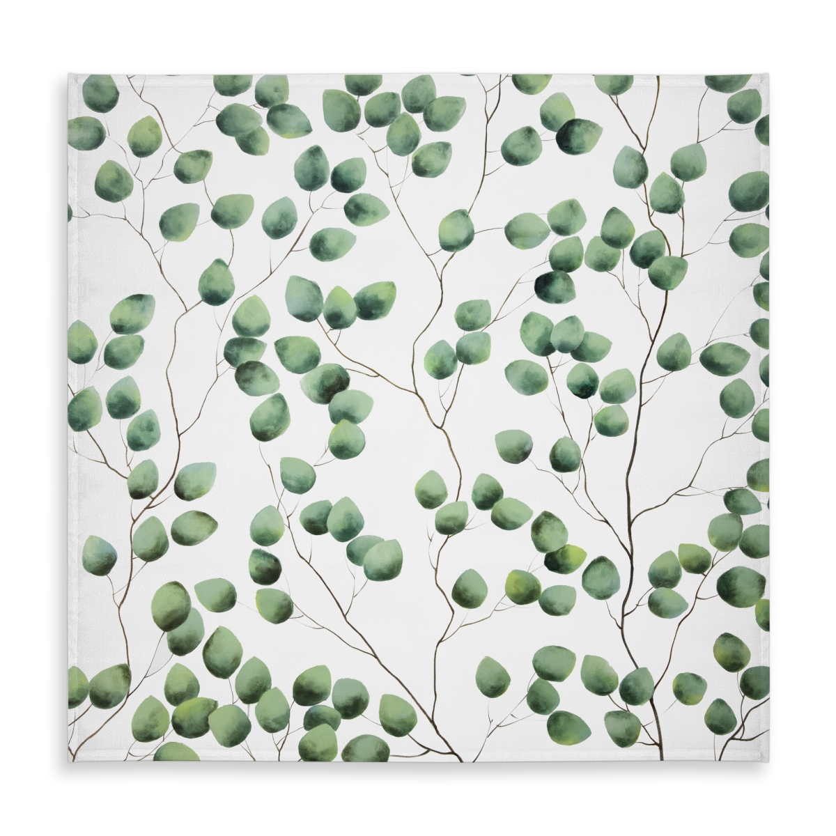 Picture of Begin Home Decor C1TC58583EIX9E 58 x 58 in. Climbing Leaves Tablecloth - Botanical Decor for Any Space