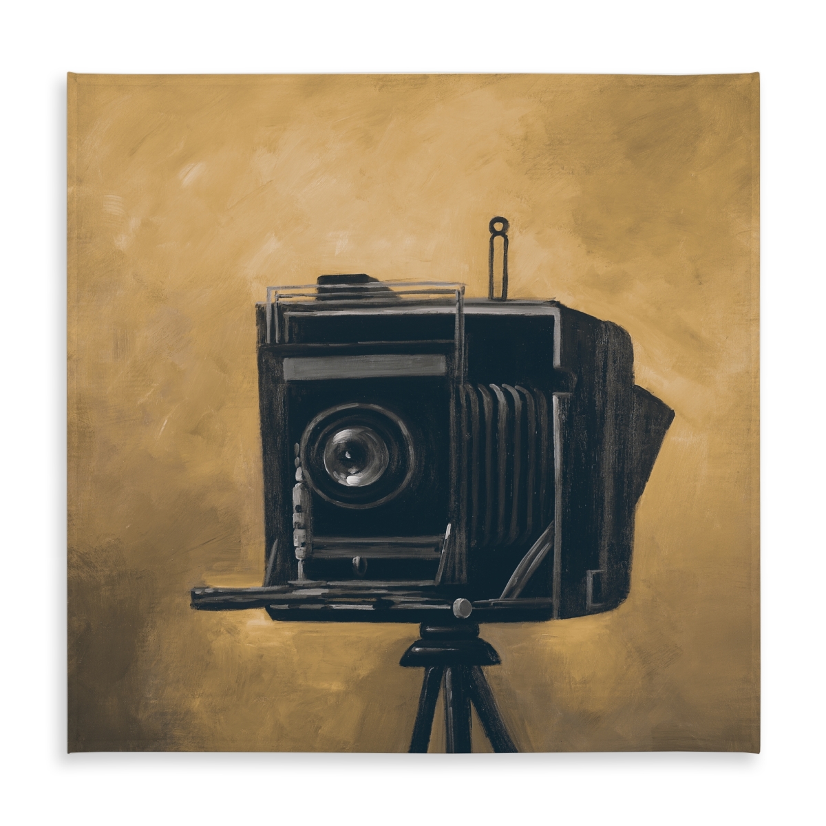 Picture of Begin Home Decor C1TC5858H1NX2H 58 x 58 in. Vintage Camera Tablecloth - Rustic Indoor & Outdoor Decor
