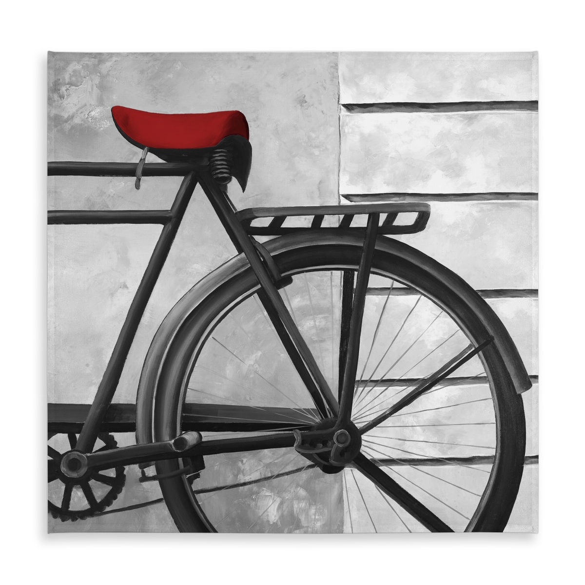 Picture of Begin Home Decor C1TC5858V20CR7 58 x 58 in. Industrial Bike Tablecloth - Rear Bicycle Decor for Home