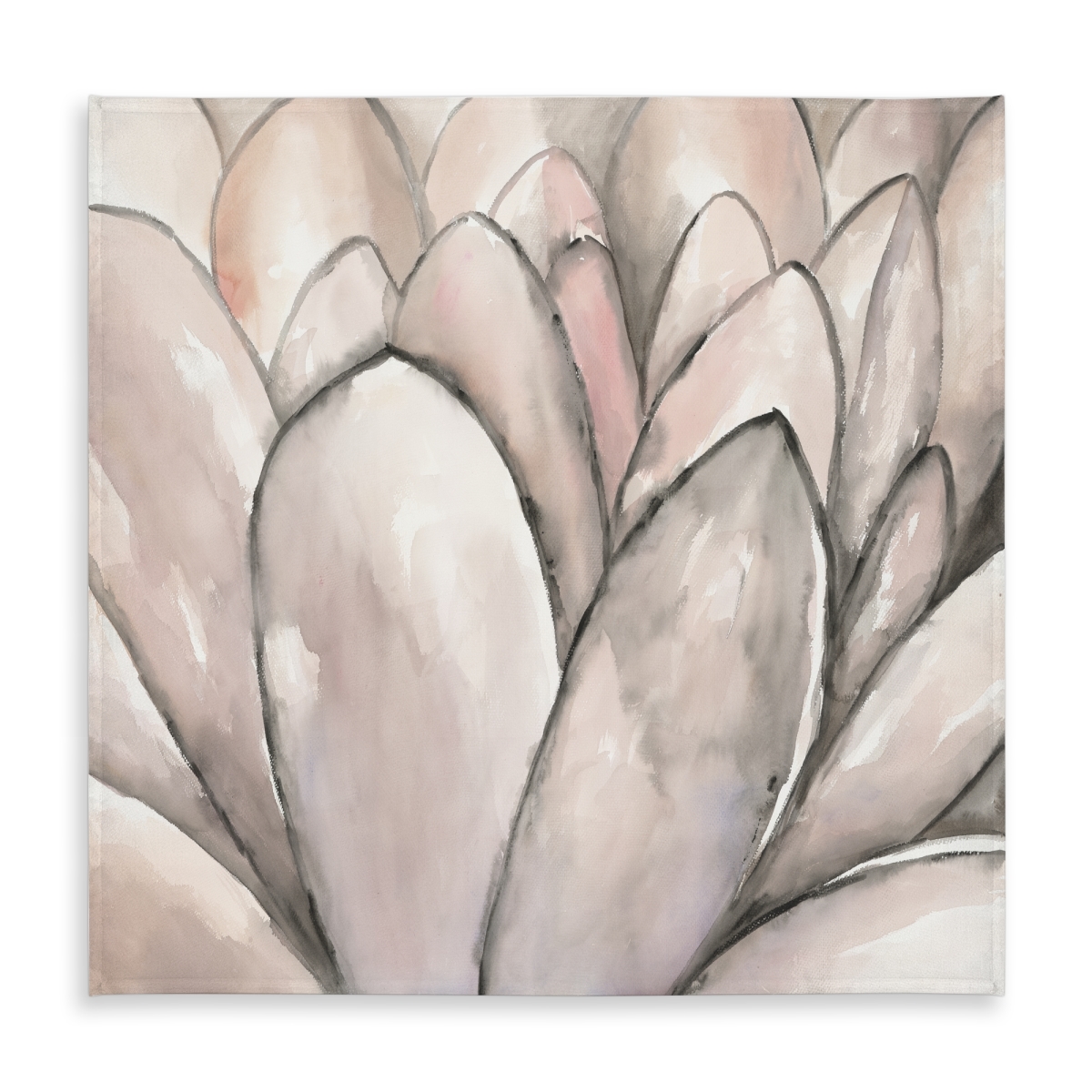 Picture of Begin Home Decor C1TC5858PYPVVC 58 x 58 in. Blush Pink Floral Tablecloth - Indoor & Outdoor Home Decor