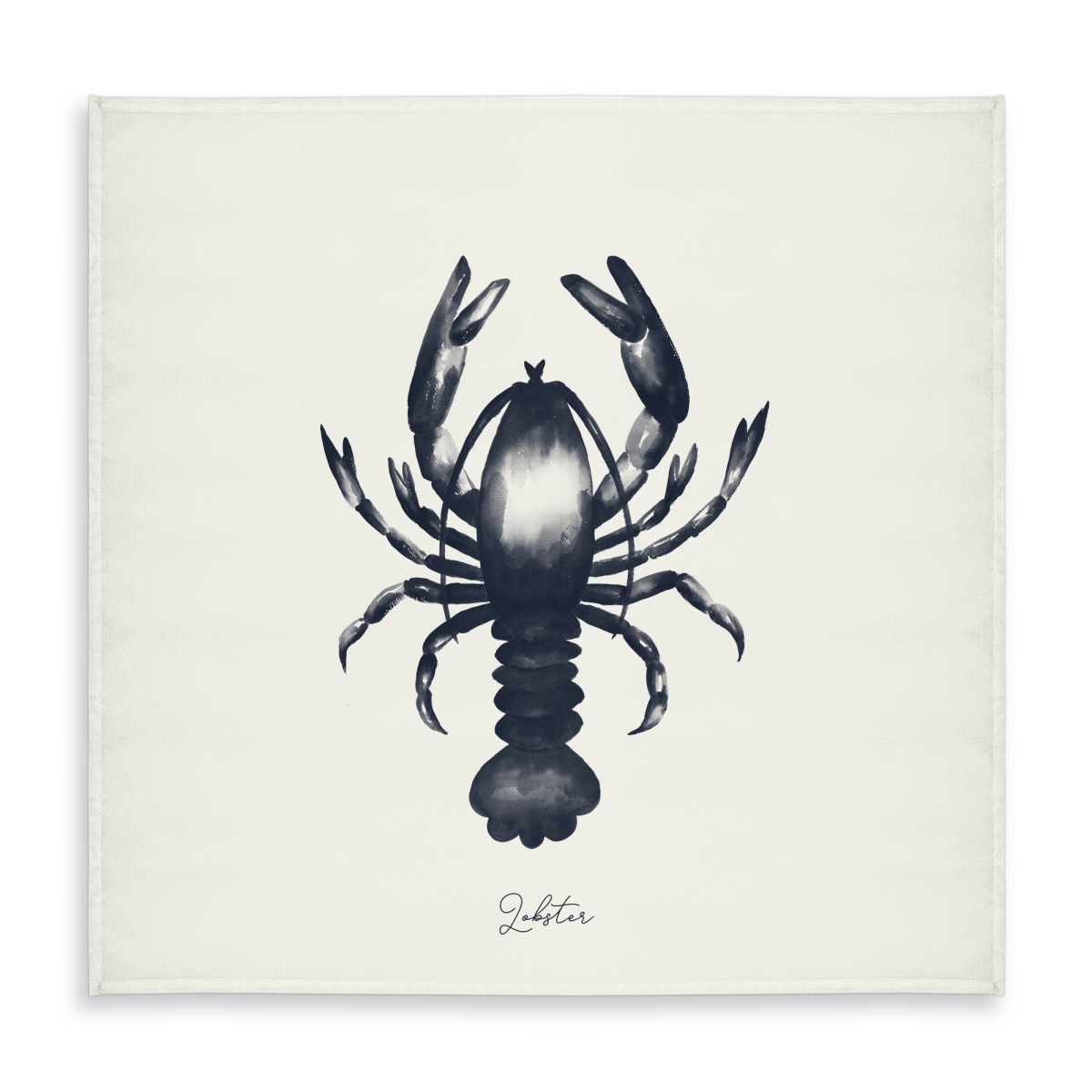 Picture of Begin Home Decor C1TC5858IJCVXY 58 x 58 in. Blue Lobster Tablecloth - Indoor & Outdoor Bathroom Decor
