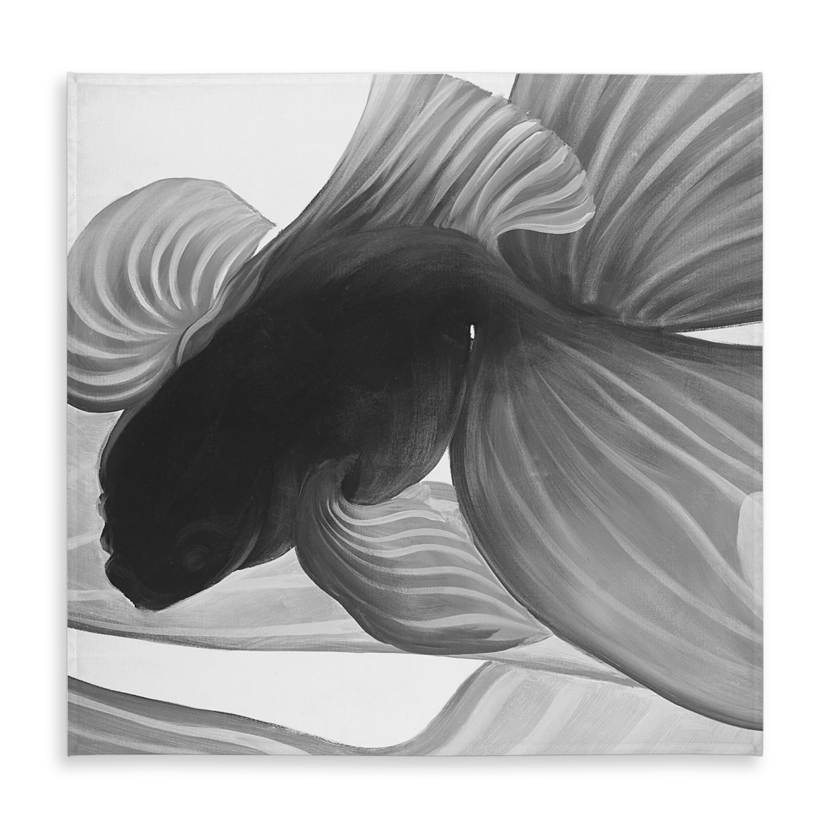Picture of Begin Home Decor C1TC58582STNKX 58 x 58 in. White Aquatic Betta Tablecloth - Indoor & Outdoor Home Decor