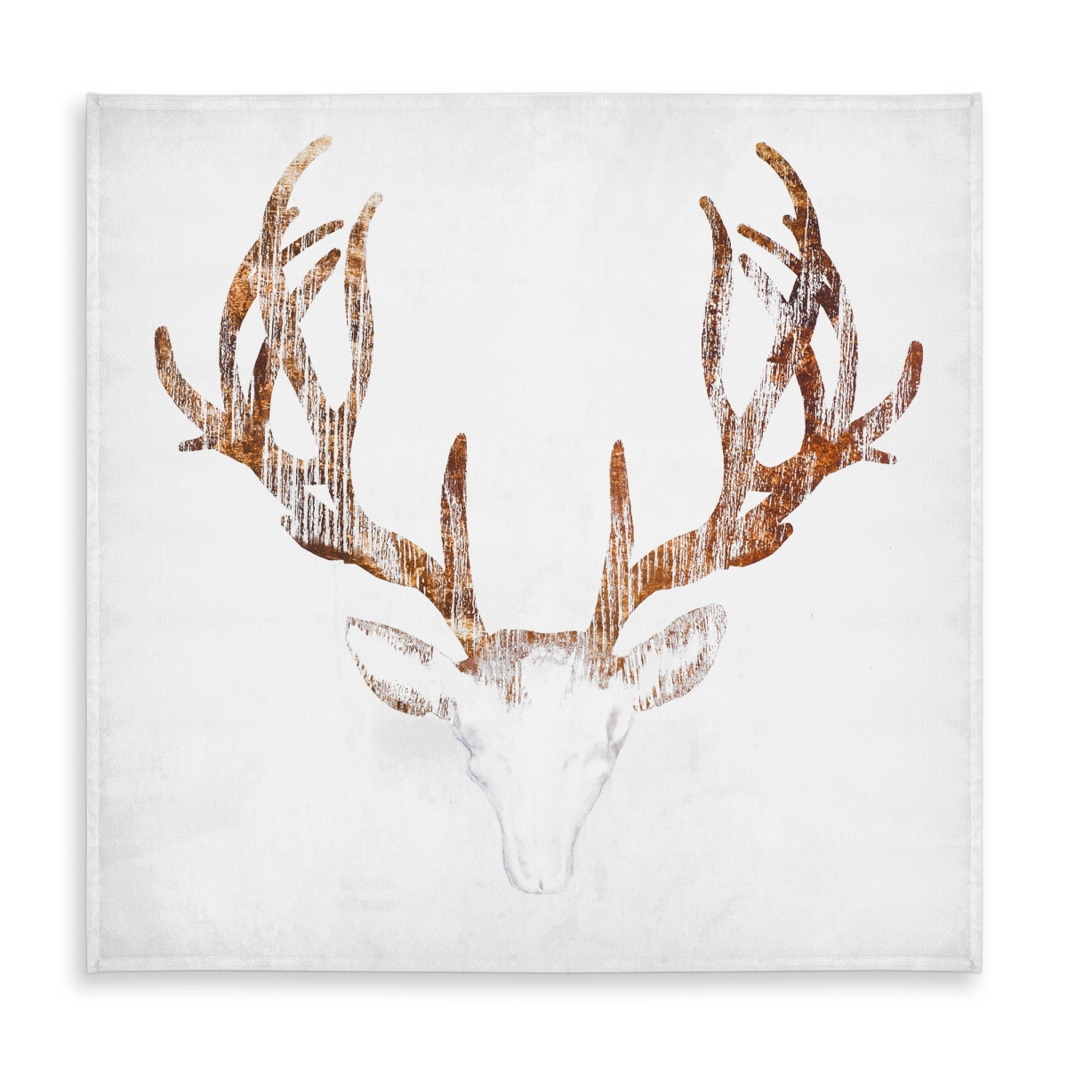 Picture of Begin Home Decor C1TC5858MRTM0A 58 x 58 in. Rustic Deer Tablecloth - Indoor & Outdoor Wood Look Home Decor