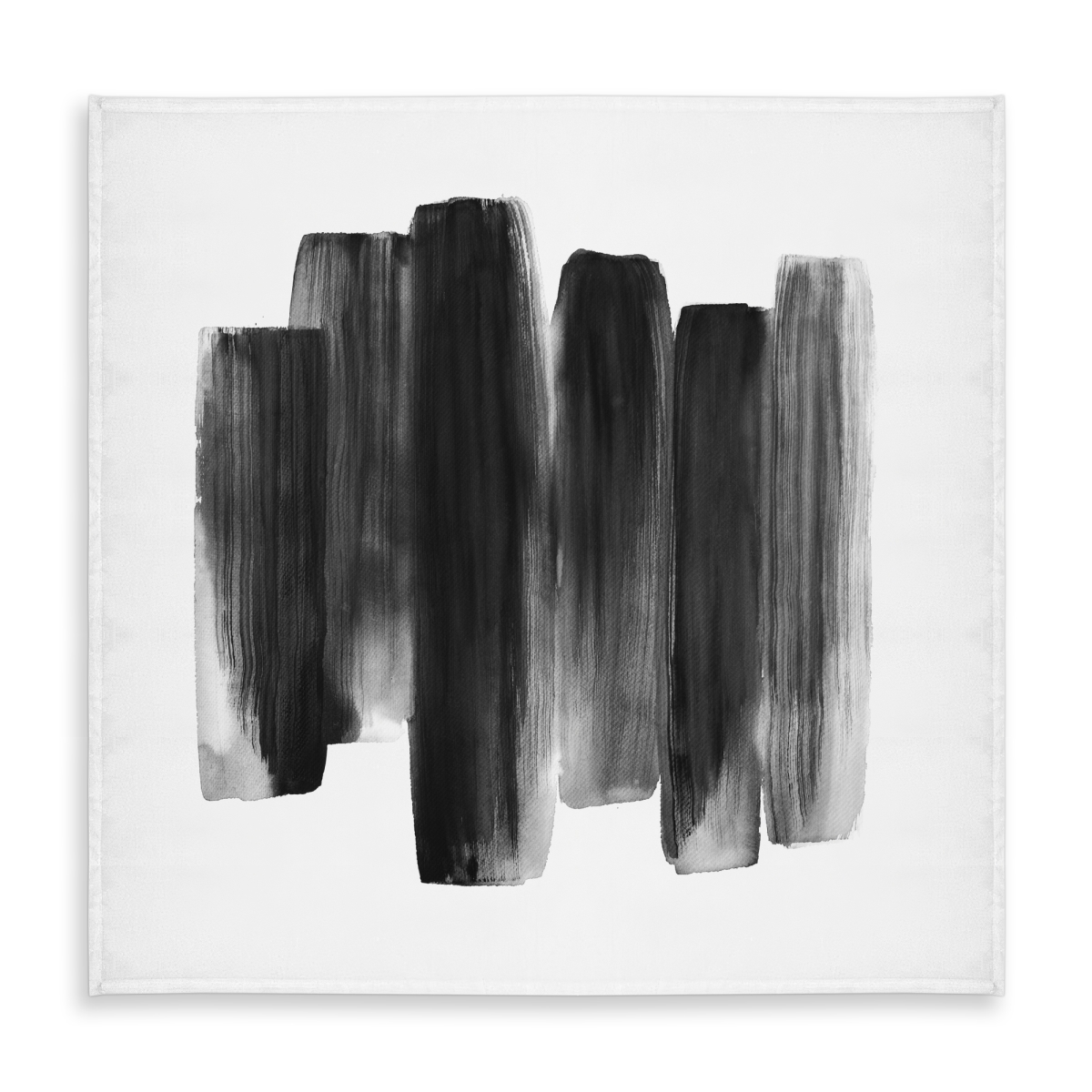 Picture of Begin Home Decor C1TC5858XMNUC2 58 x 58 in. Minimalist Black Abstract Shapes Tablecloth - Indoor & Outdoor