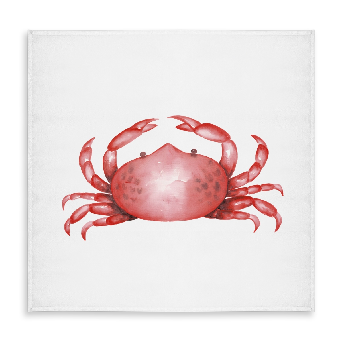 Picture of Begin Home Decor C1TC5858PI0I5N 58 x 58 in. Crab Tablecloth - Indoor & Outdoor Marine Decor for Kitchen