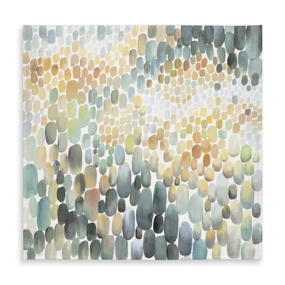 Picture of Begin Home Decor C1TC58584QEBBD 58 x 58 in. Cluster of Circles Tablecloth - Modern Indoor & Outdoor Decor