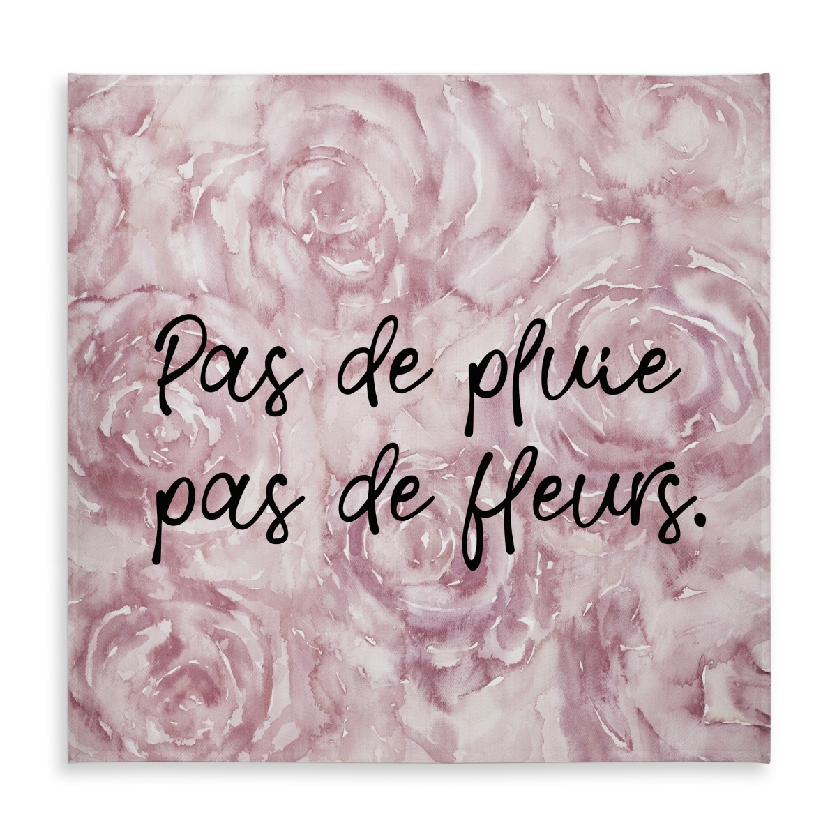 Picture of Begin Home Decor C1TC5858VBJHWE 58 x 58 in. Pink Floral Tablecloth - Pas De Pluie Pas De Fleurs - Home Decor