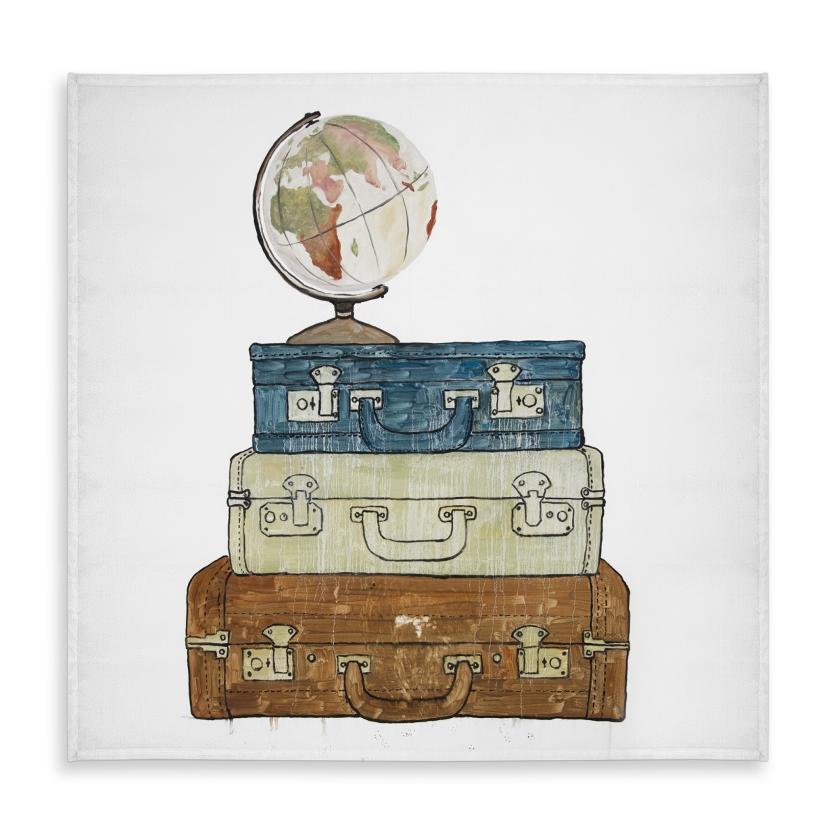 Picture of Begin Home Decor C1TC5858OKMAY5 58 x 58 in. Go Around the World Astronomy Tablecloth for Man Cave Decor