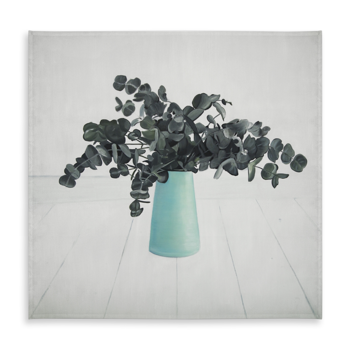 Picture of Begin Home Decor C1TC5858CJU6YQ 58 x 58 in. Bouquet of Eucalyptus Tablecloth - Hygge Floral Home Decor