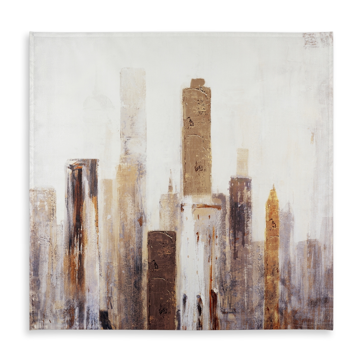 Picture of Begin Home Decor C1TC5858NSQDVB 58 x 58 in. Abstract Earthy Tones Tablecloth - Indoor & Outdoor Home Decor
