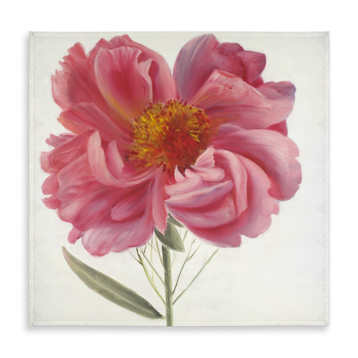Picture of Begin Home Decor C1TC5858KP9UGC 58 x 58 in. Pink Peony Flower Tablecloth - Indoor & Outdoor Home Decor