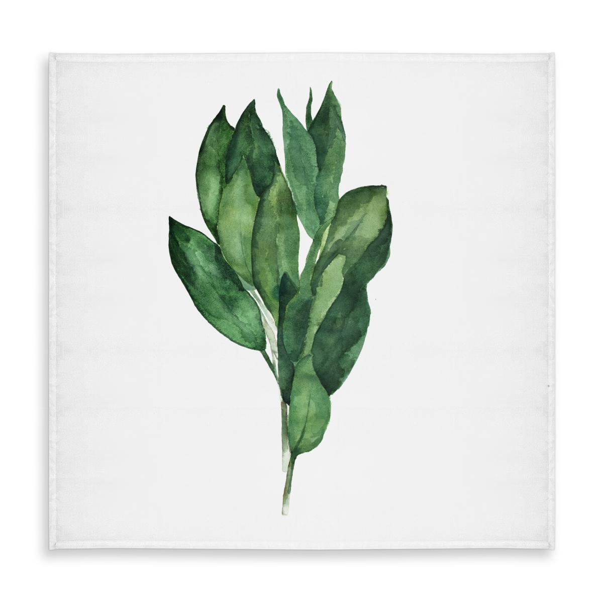 Picture of Begin Home Decor C1TC585834SK5H 58 x 58 in. Bay Leaves Bundle Tablecloth - Minimalist Indoor & Outdoor Decor
