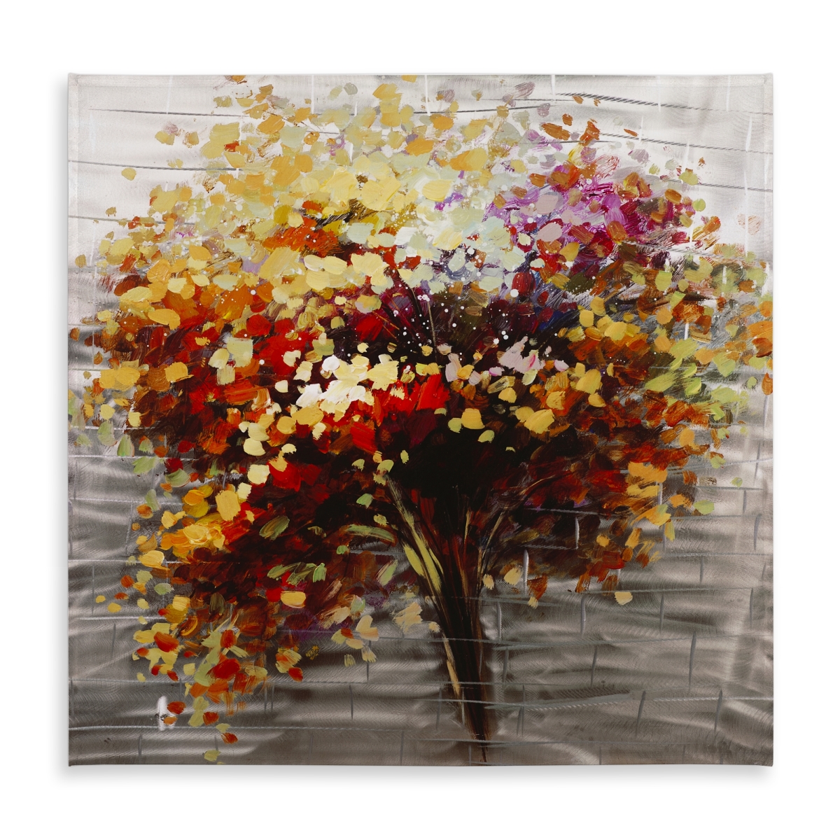 Picture of Begin Home Decor C1TC58582R72ND 58 x 58 in. Abstract Colorful Tree Tablecloth - Indoor & Outdoor Home Decor