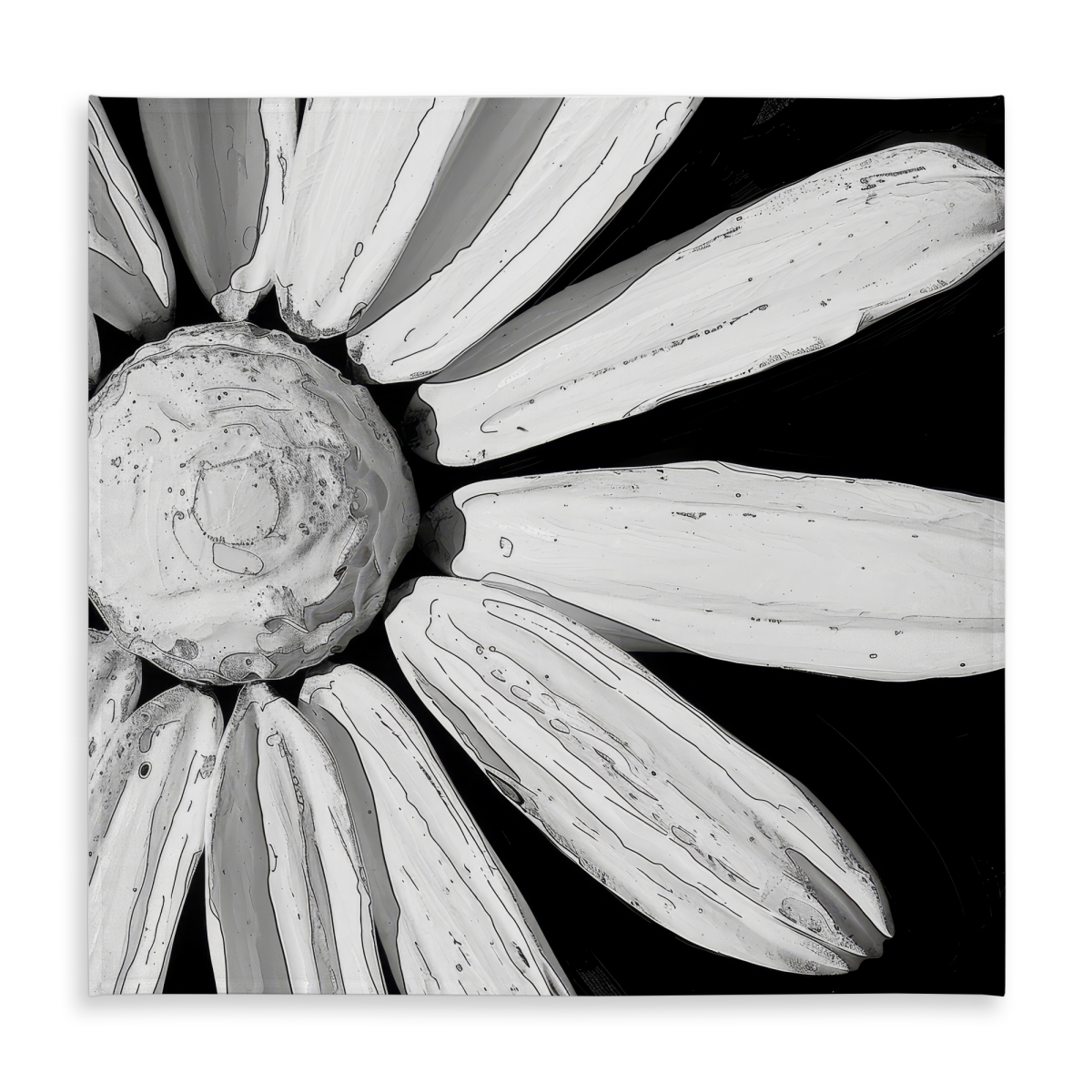 Picture of Begin Home Decor C1TC58586Z1F8E 58 x 58 in. Seen From Up Close - Versatile Indoor & Outdoor Tablecloth