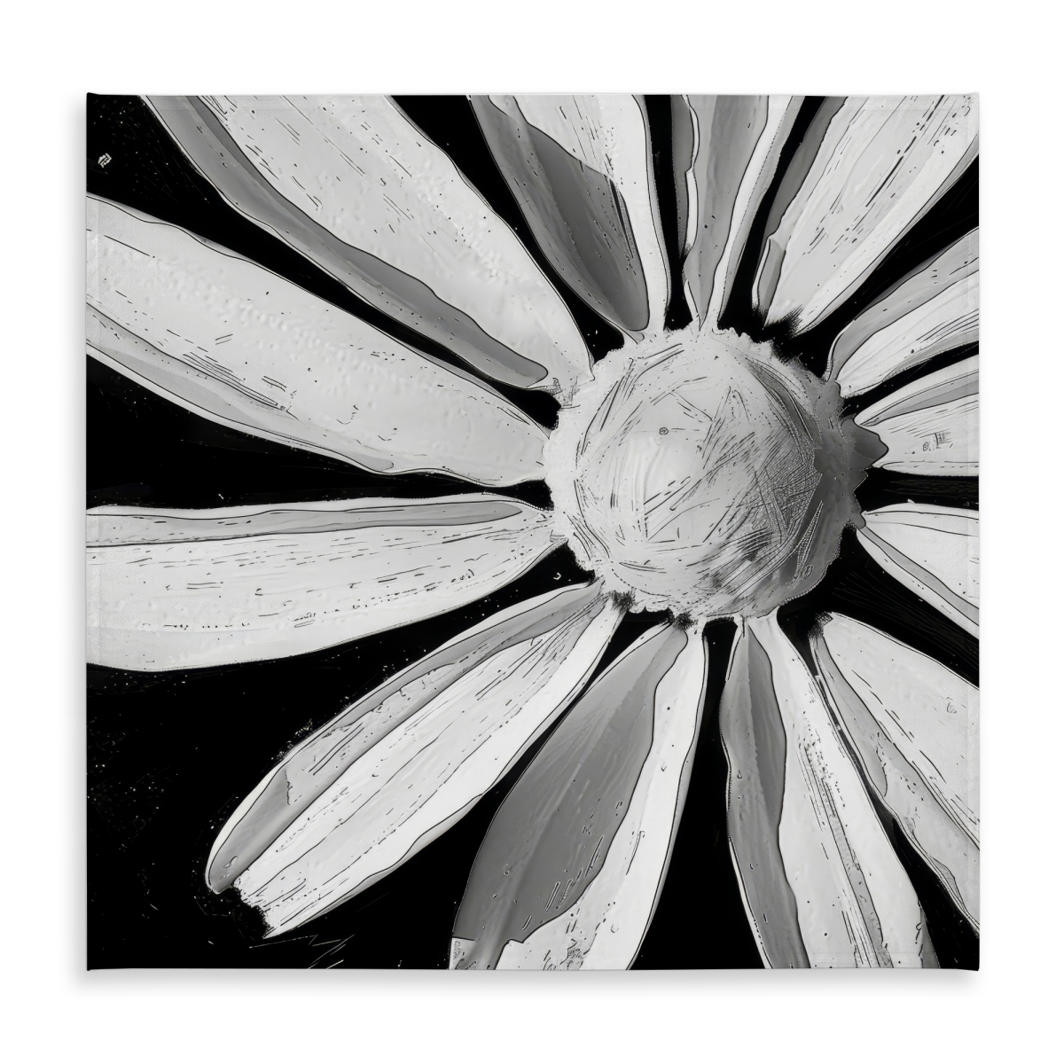 Picture of Begin Home Decor C1TC5858H3JROJ 58 x 58 in. Desaturated Flower Tablecloth - Indoor & Outdoor Home Decor