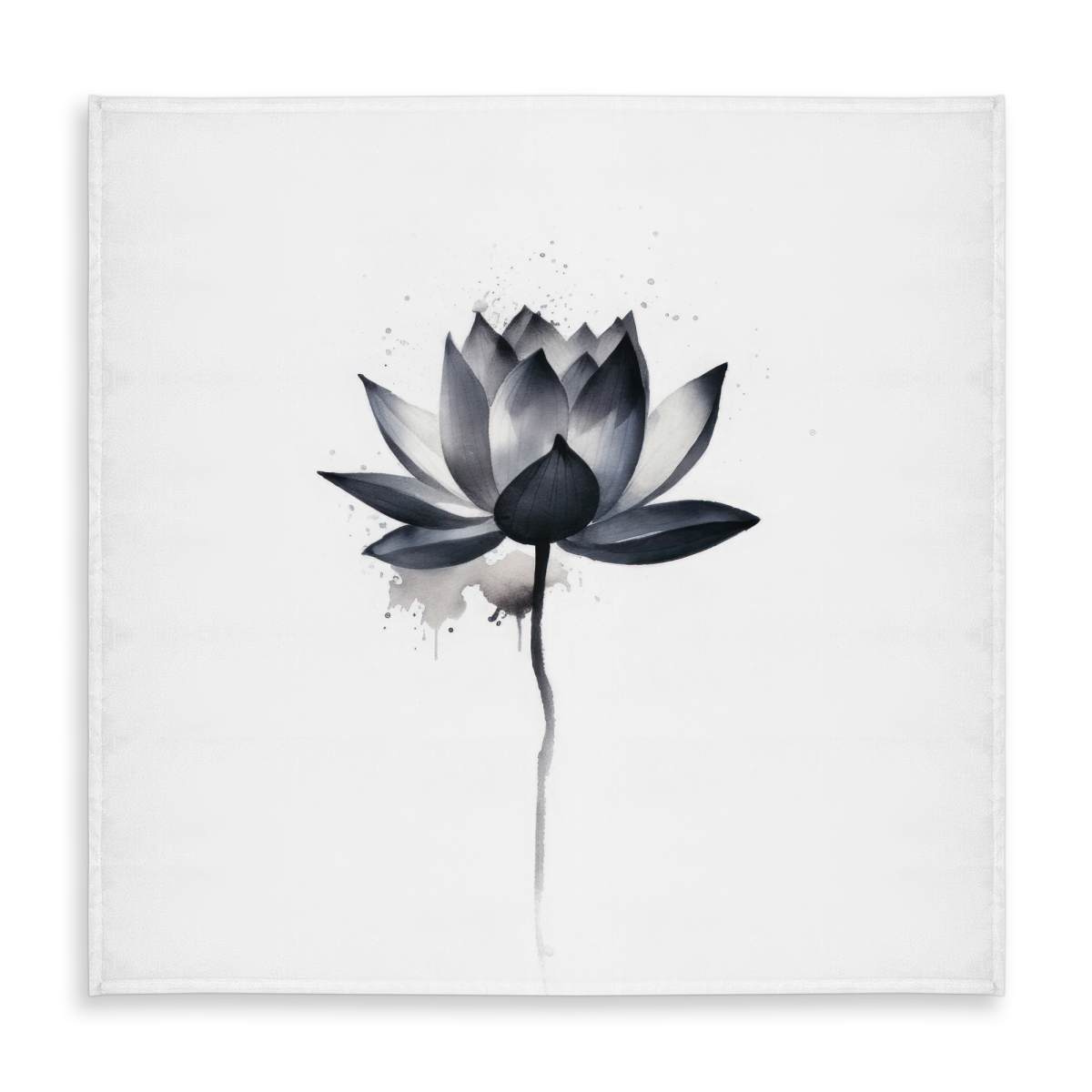 Picture of Begin Home Decor C1TC5858XOLMYU 58 x 58 in. Dripping Flower Tablecloth - Minimalist Bedroom Decor - Indoor & Outdoor