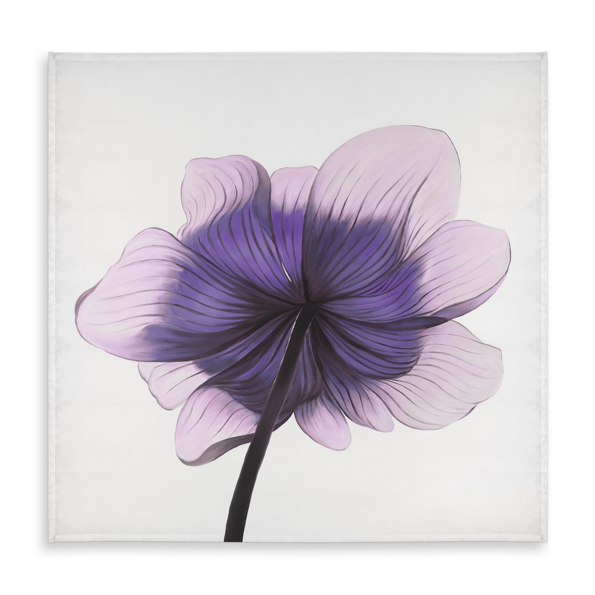 Picture of Begin Home Decor C1TC5858OYRAIS 58 x 58 in. Beautiful Anemone Purple Flower Tablecloth - Indoor & Outdoor Decor