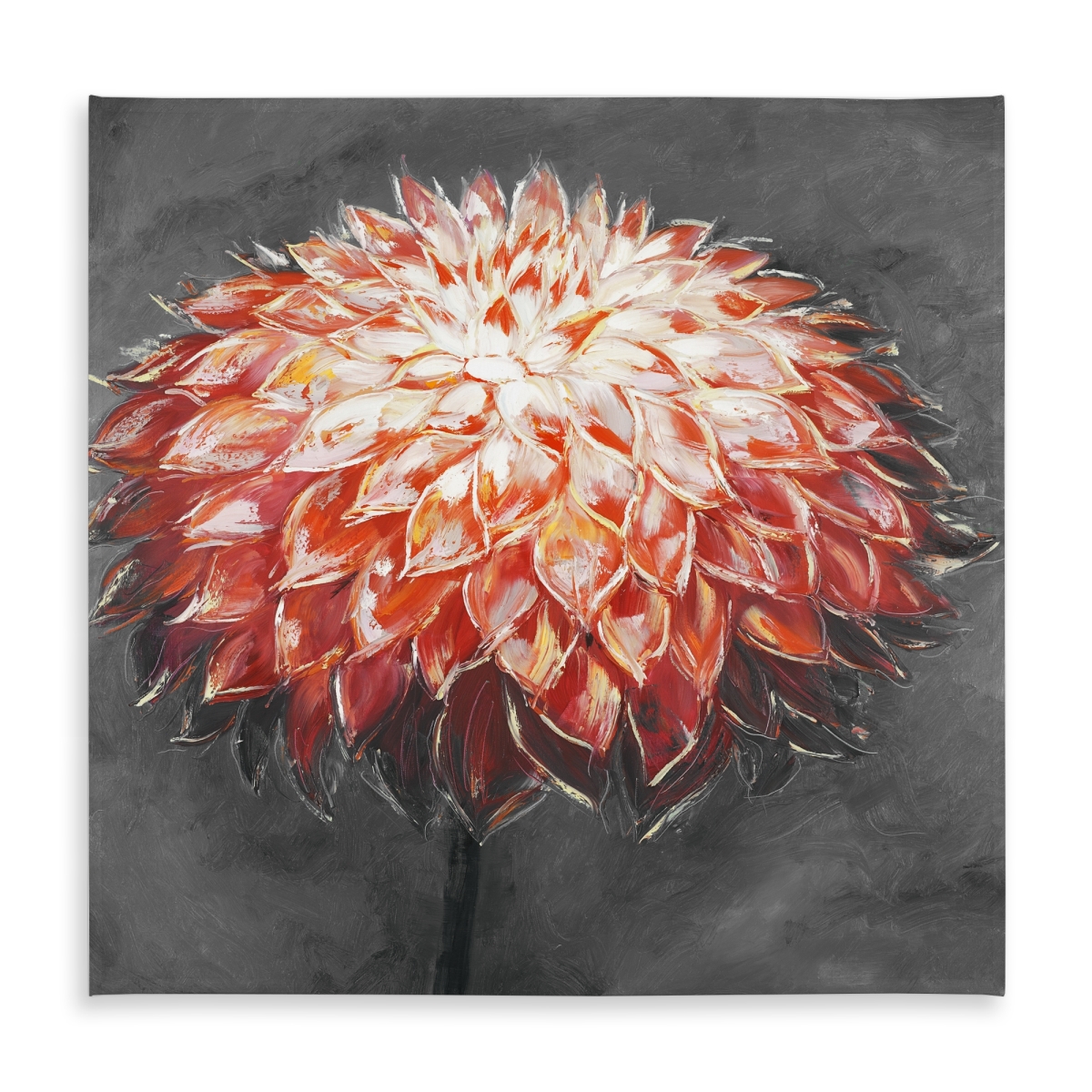 Picture of Begin Home Decor C1TC5858E7NUP3 58 x 58 in. Abstract Dahlia Tablecloth - Modern Floral Indoor & Outdoor Decor