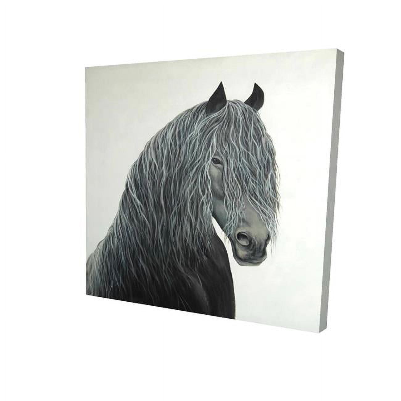 2080-1616-AN496 16 x 16 in. Wild Heart Horse-Print on Canvas