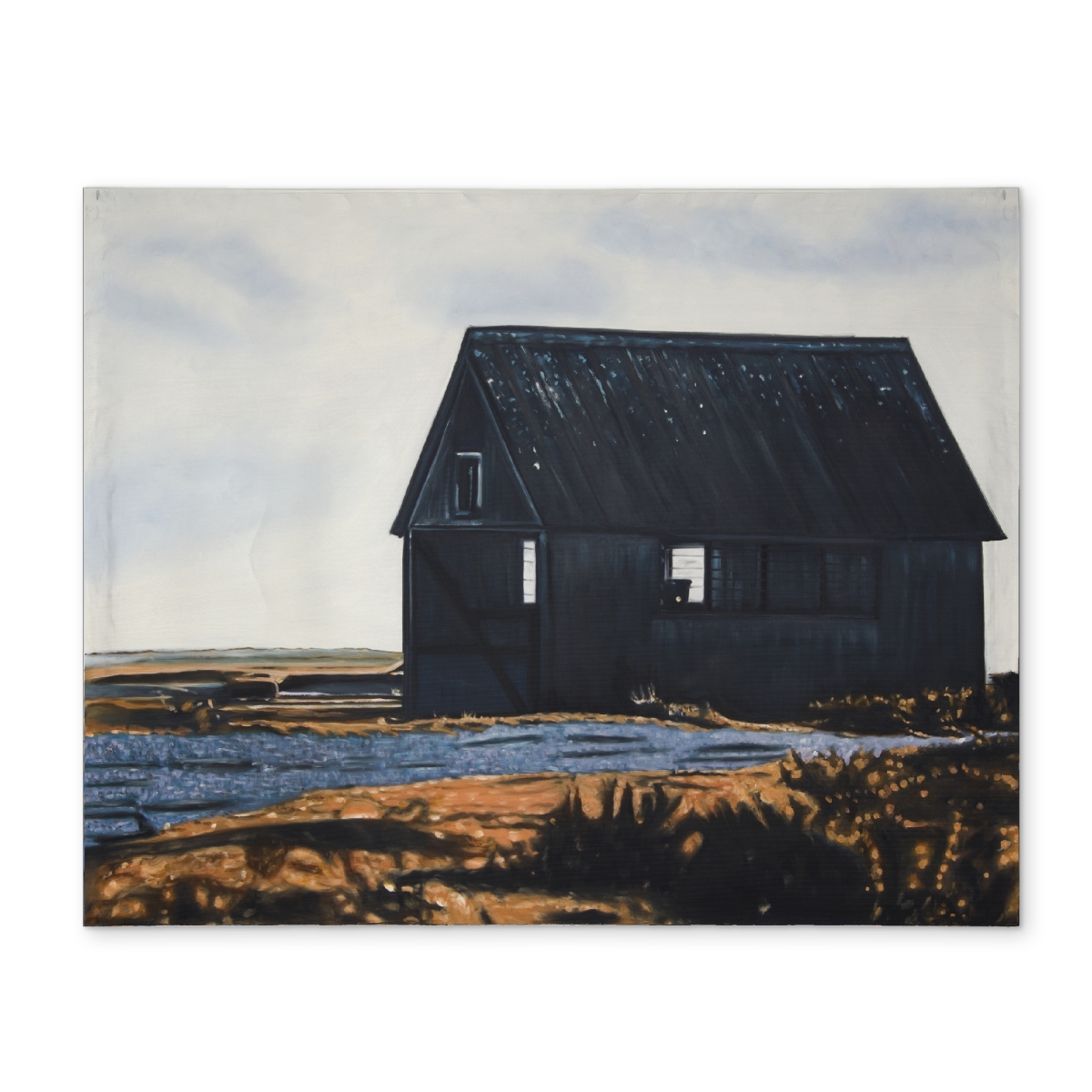 Picture of Begin Home Decor CPPM1418KZ6W7X 14 x 18 in. Abandoned Barn Leaves Bedroom Landscape Polyester Placemat