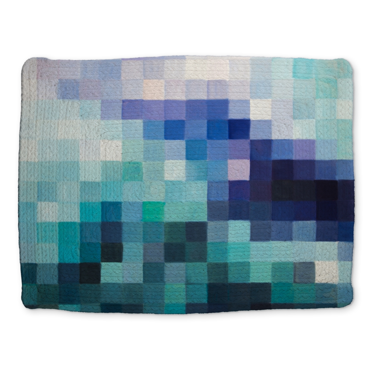 Picture of Begin Home Decor CBPM1418W84DBV 14 x 18 in. Pixelized Landscape Placemats - Abstract Shapes Home Decor