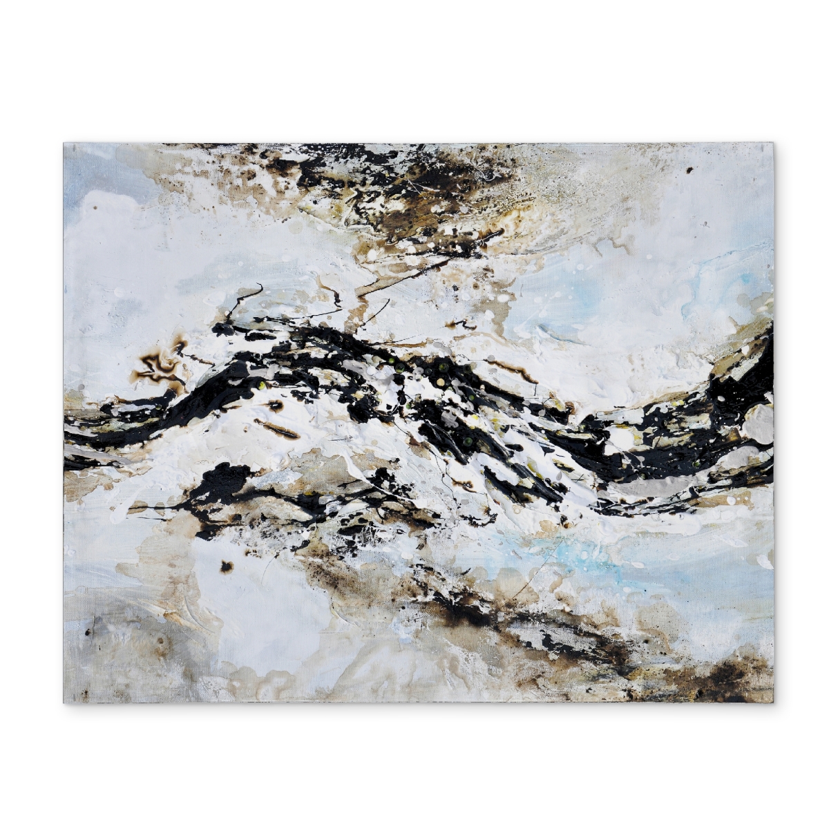 Picture of Begin Home Decor CPPM1418IRW68U 14 x 18 in. Abstract Paint Splash Placemat - Modern Bedroom Decor