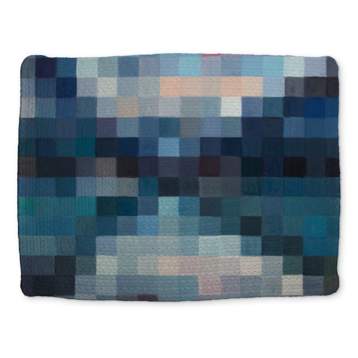 Picture of Begin Home Decor CBPM141800JA1P 14 x 18 in. Pixelated Mountain Landscape Blue Bedroom Placemat - Home Decor