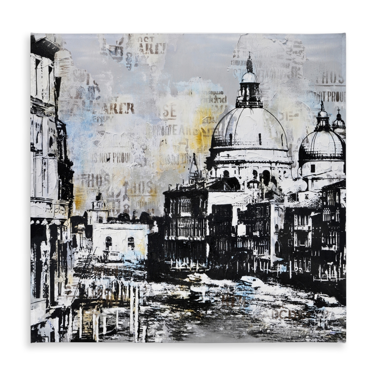Picture of Begin Home Decor C1TC5858RNAHFV 58 x 58 in. Basilica of Santa Maria Della Salute Tablecloth - Indoor Outdoor