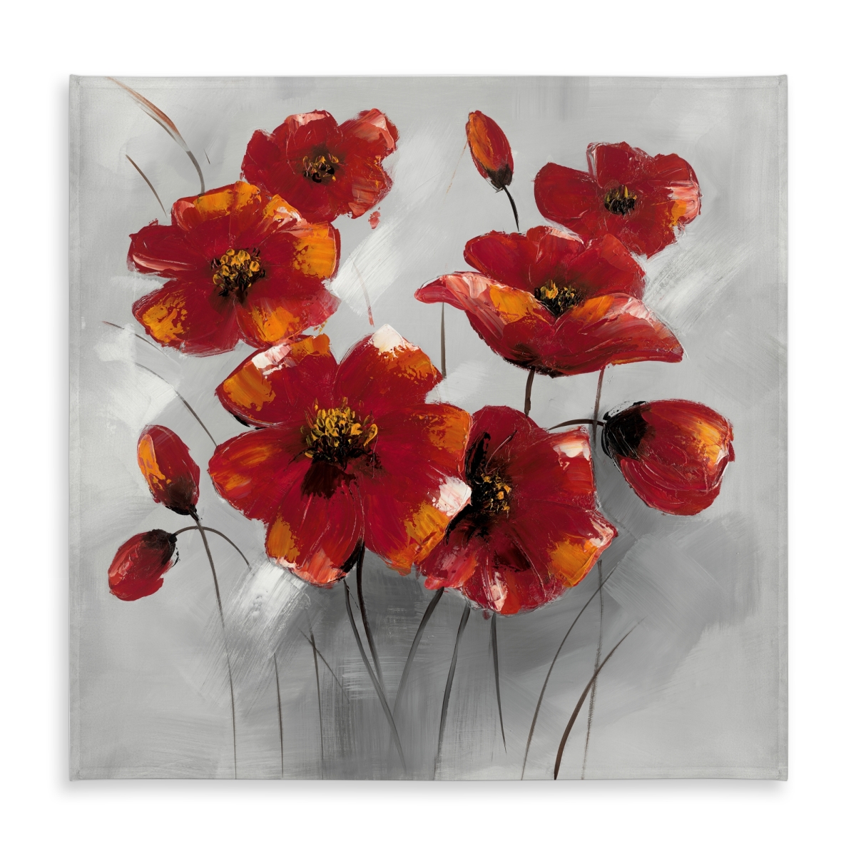 Picture of Begin Home Decor C1TC58585PVFBC 58 x 58 in. Anemone Flowers Tablecloth - Floral Indoor Outdoor Decor