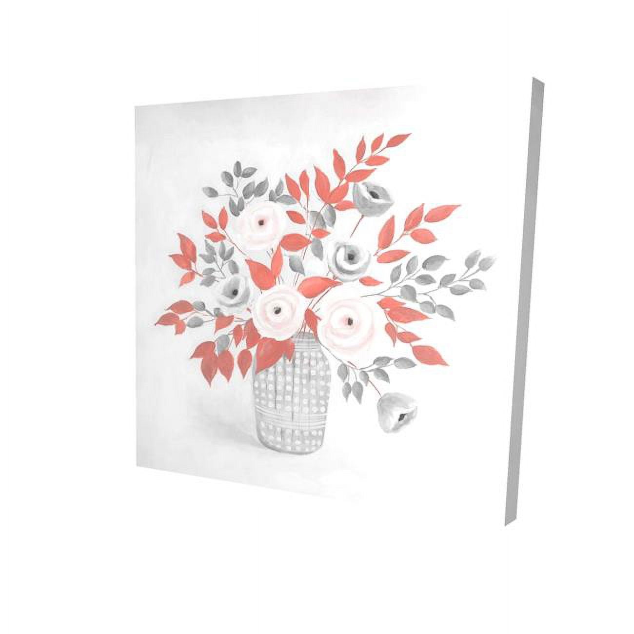 16 x 16 in. Flower Illustration-Print on Canvas