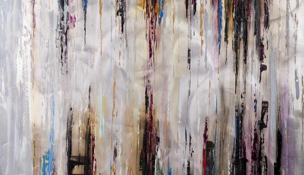Picture of Begin Home Decor C1TCLRGETCKT9D 58 x 102 in. Abstract Runny Paint Tablecloth - Indoor & Outdoor Home Decor