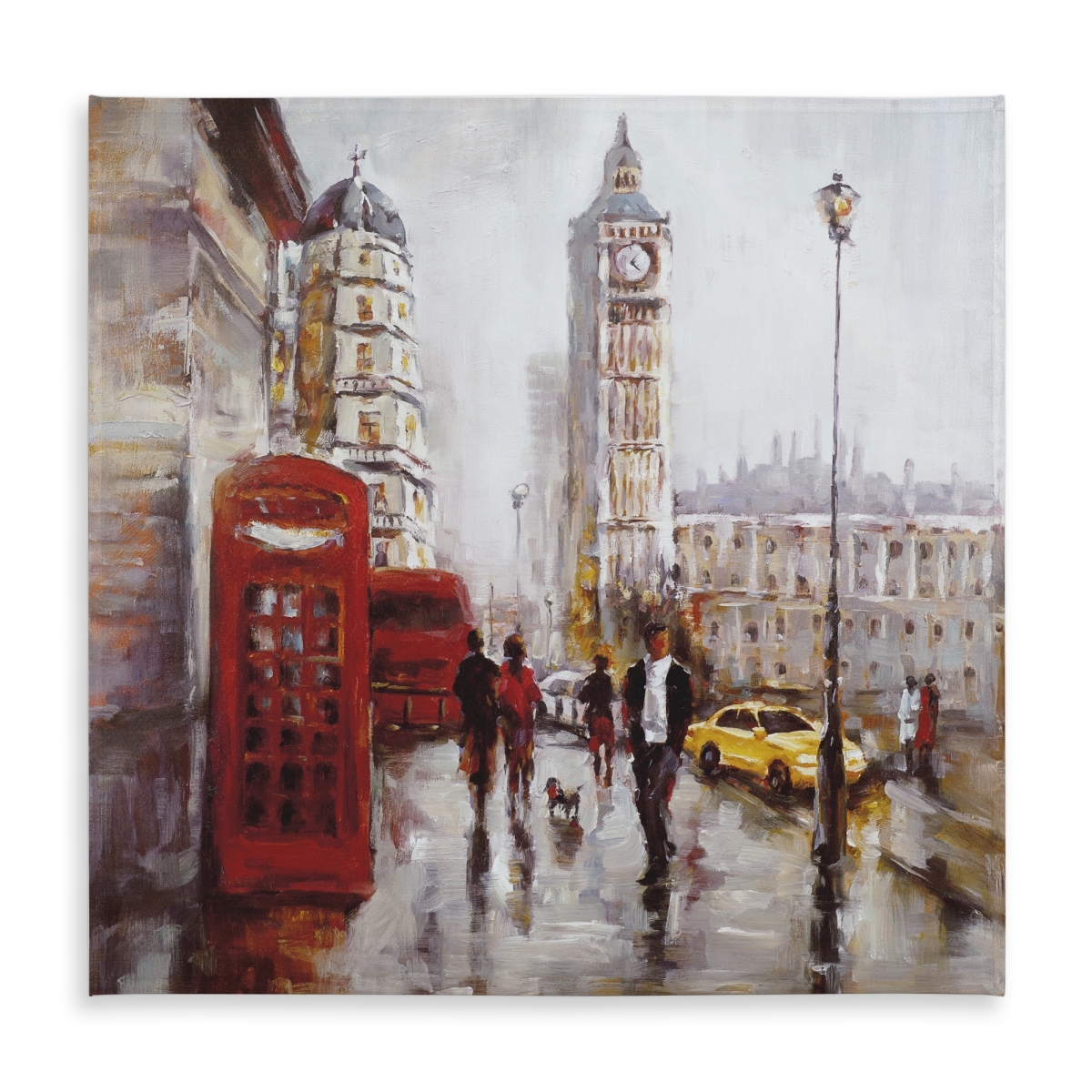 Picture of Begin Home Decor C1TC5858USD9LE 58 x 58 in. The Big Ben London Tablecloth - Indoor Outdoor Home Decor