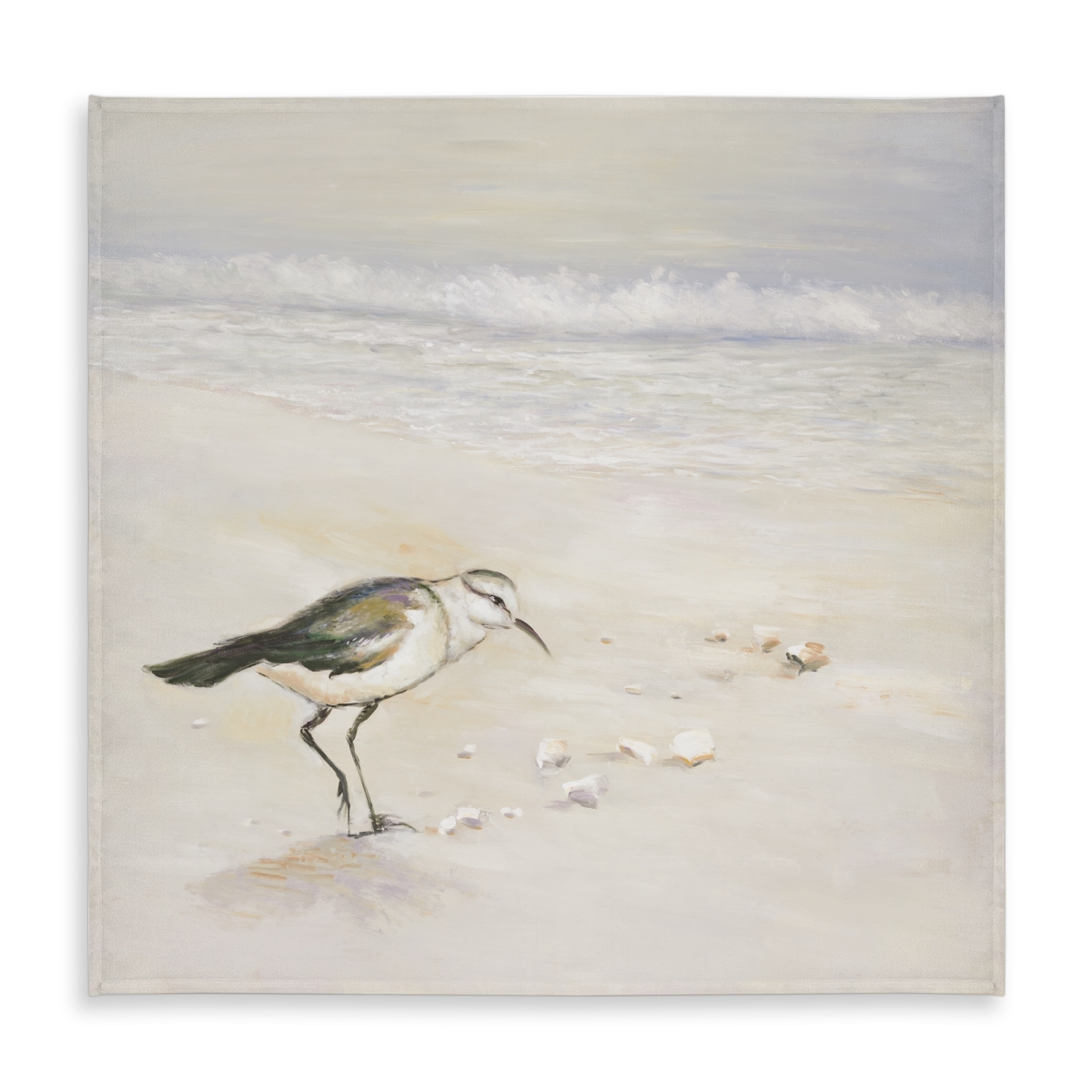 Picture of Begin Home Decor C1TC5858YKE1I2 58 x 58 in. Semipalmated Sandpiper Tablecloth - Bedroom Marine Decor