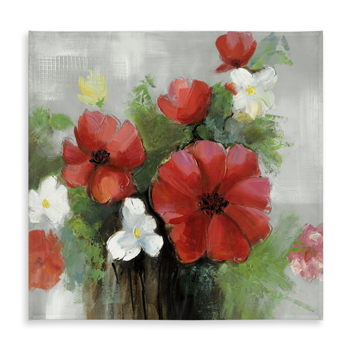 Picture of Begin Home Decor C1TC5858NIQLKB 58 x 58 in. Abstract Wild Flowers Bundle - Botanical Tablecloth for Decor