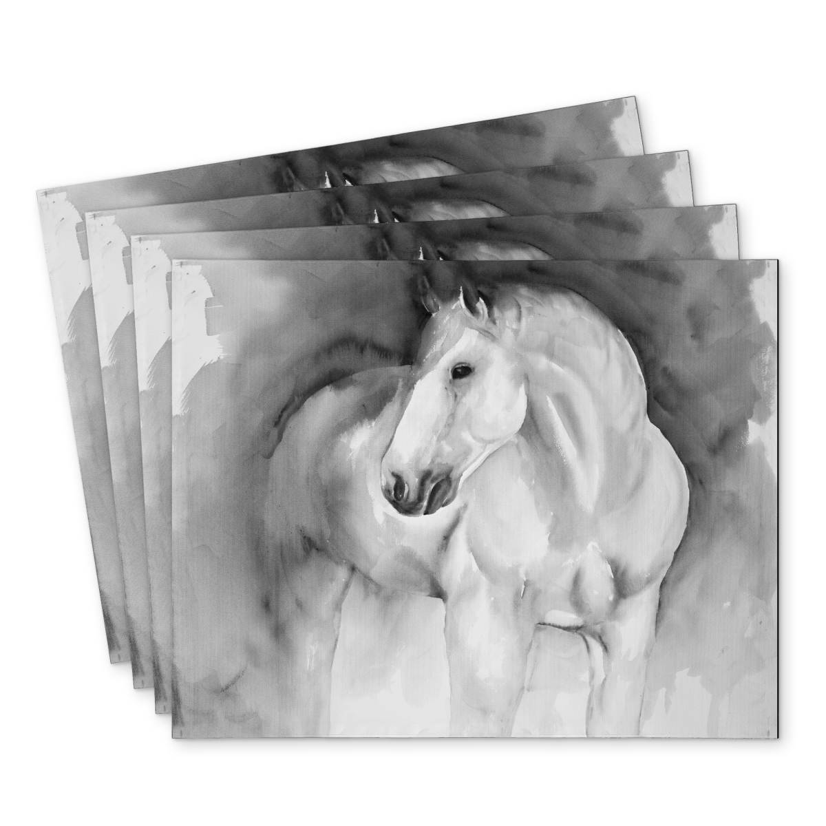 Picture of Begin Home Decor C4PP1418IYY55E 14 x 18 in. Beauty Polyester Placemat - Elegant Home Decor Accessory - Set of 4