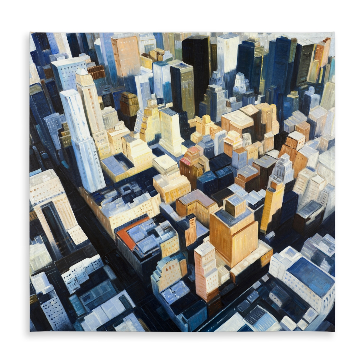 Picture of Begin Home Decor C1TC5858NDVHJW 58 x 58 in. Manhattan View Tablecloth - Empire State Building Decor